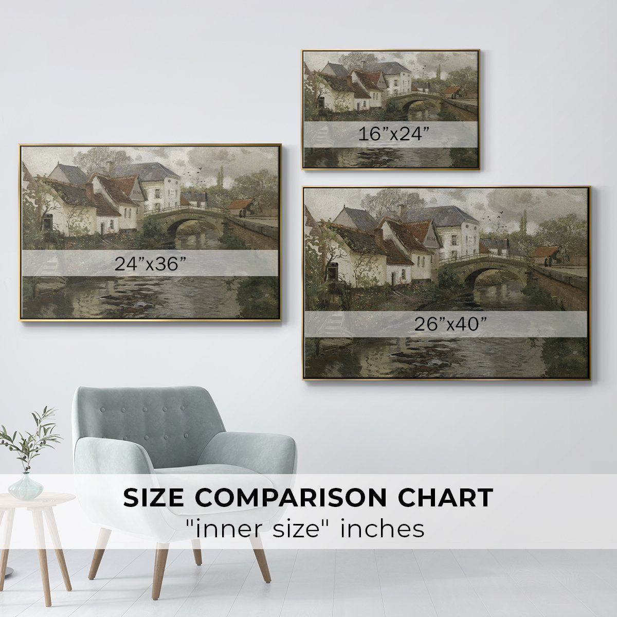 DeliciousTaylormade  専用　VintageMultiVoxx Winston Porter Vintage Landscape CDXXI - Floater Frame Print