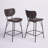 Dawlish Upholstered Counter Stool with Metal Frame-742066187