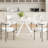 Saveta Round Metal Base Dining Table-97872690-97872691-97872695