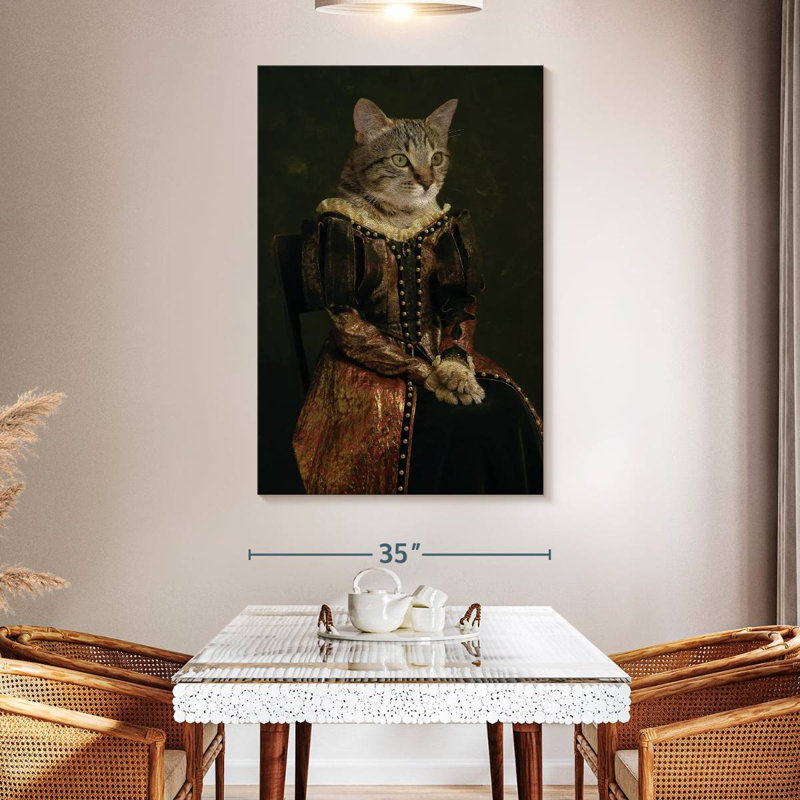 Ketti Aristocratic Cat, 24" H x 16" W