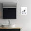 Vache dans une baignoire, art mural par Ashley Justice