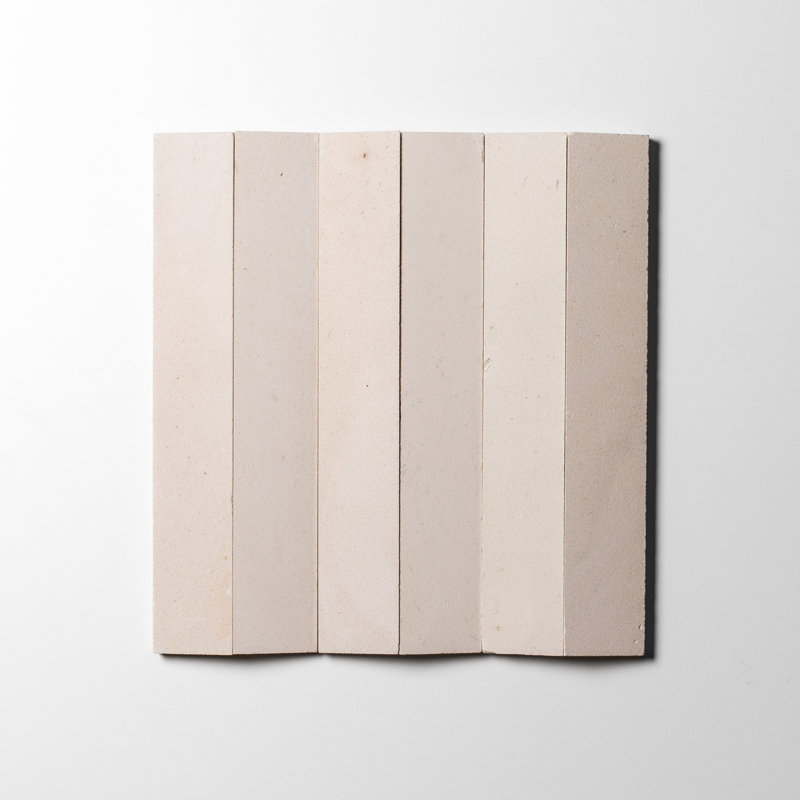 Carrelage mural blanc pierre 2 po x 12 po Stone Strip