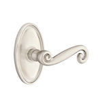 Scroll Privacy (Bed & Bath) Door Lever with Oval Rosette