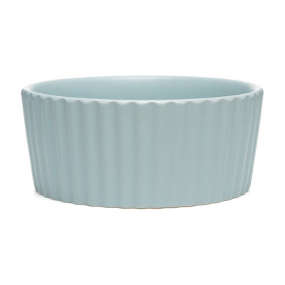 Ripple Ceramic Dog Bowl
