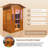 KISRAIS 2 - Person Bluetooth Compatible FAR Infrared Sauna in Cedar