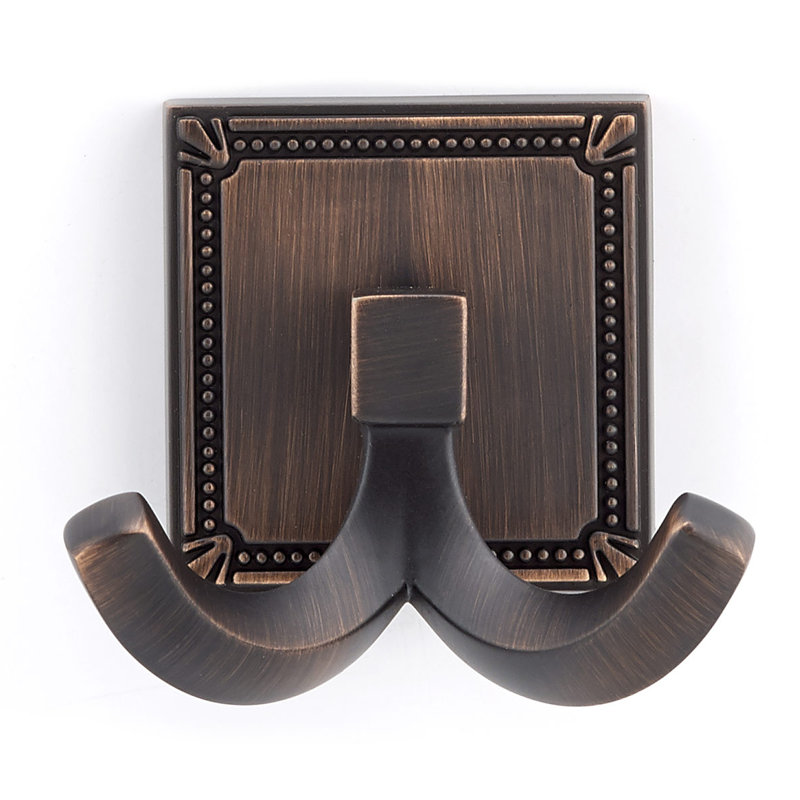 Transitional Metal Wall Hook, Brushed Oil-Rubbed Bronze