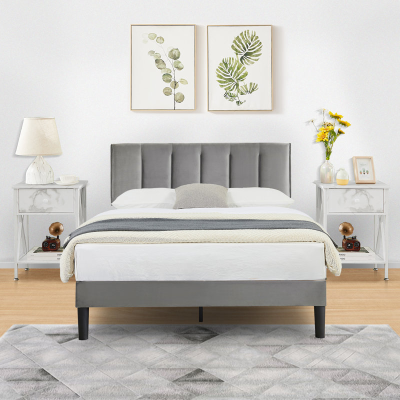 Ensemble de chambre à coucher Delaportilla, Double, Blanc