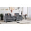  213 cm 3-Seater Sofa with USB Ports & Cup Holders-873776622