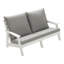 Causeuse d'extérieur avec coussin et jardin en grain de bois-1243172900