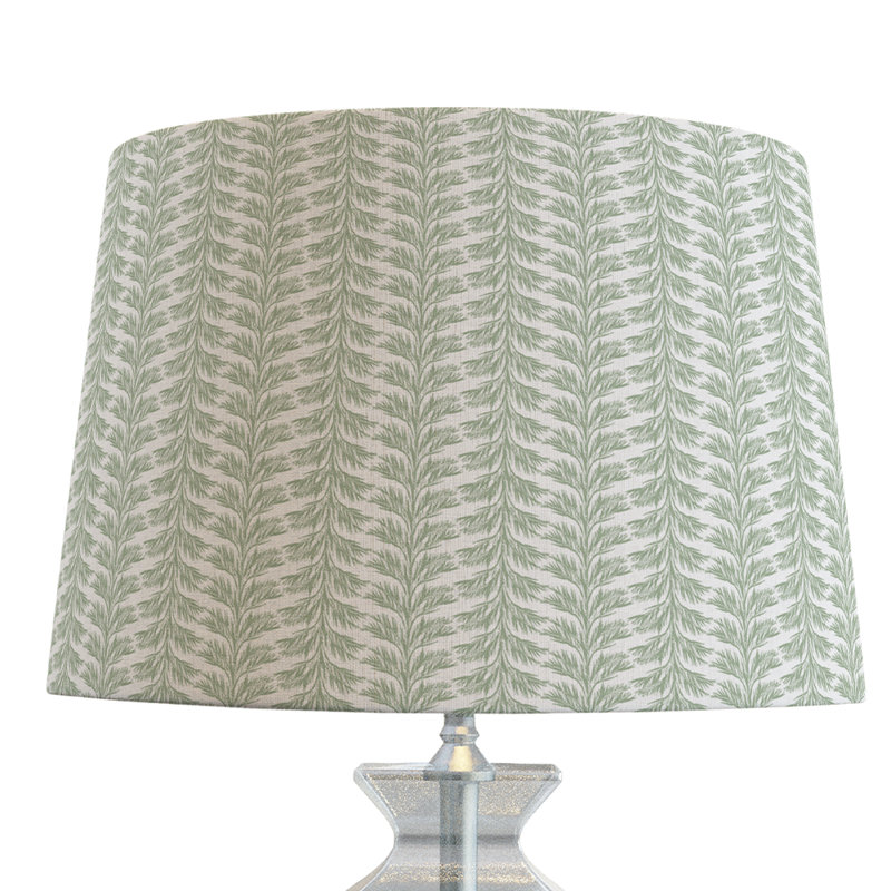 Abat-jour tambour Sabal, Vert, H 12 po x l 16 po x P 16 po