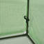 Mini serre 10 pi x 3 pi x 2,5 pi, serre portative avec portes à fermeture à glissière, housse imperméable aux rayons UV, structure en acier, vert