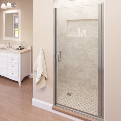 Infinity 32" W x 76" H Semi-Frameless Shower Door