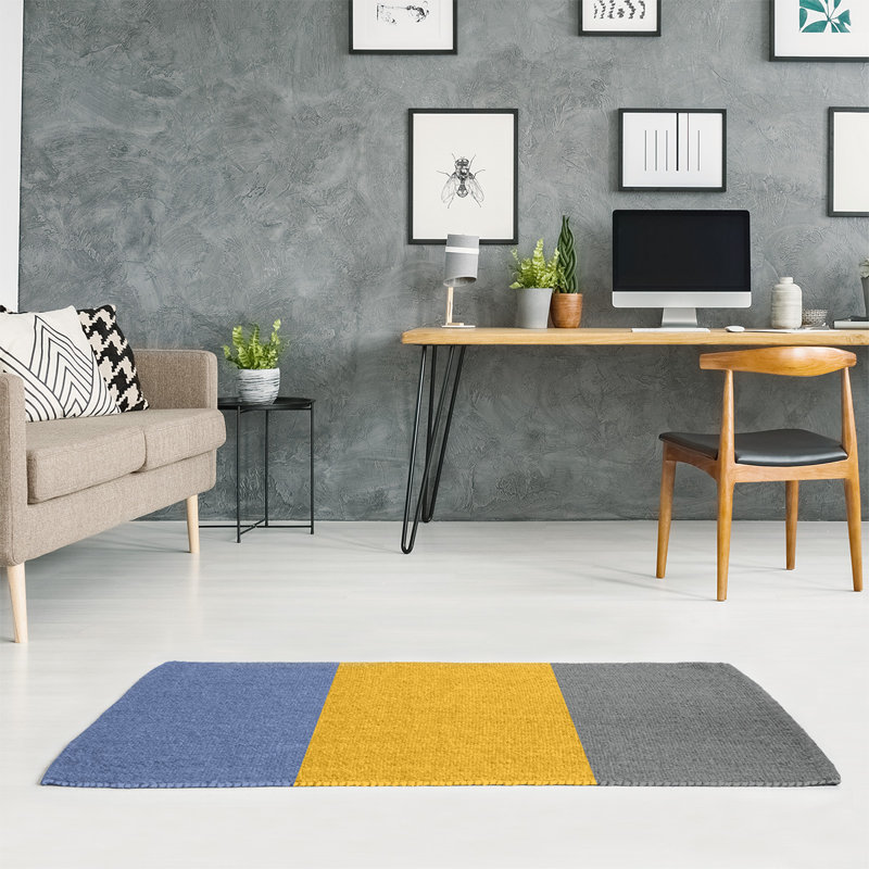 Chenille Striped Indoor Rug, Rectangle 5' x 7'