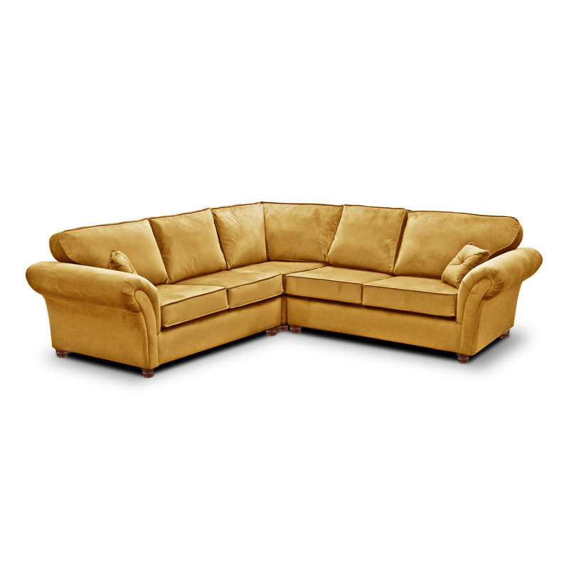 Lila Modular Corner Sofa, Mustard