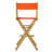 30" Folding Director Chair with Canvas-19623374-19623360