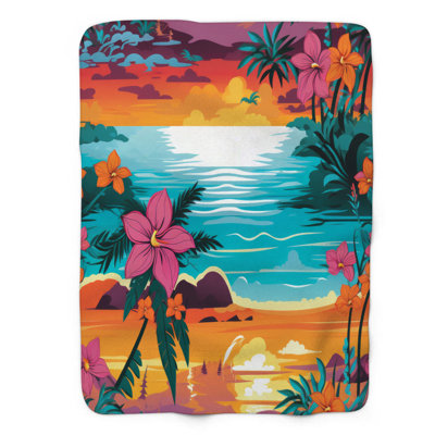 Couverture de qualité supérieure 1 pièce Exotic Horizon