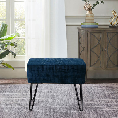 Alegre Velvet Ottoman