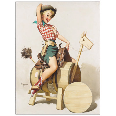 Horse - No Frame Rectangle Print on Wood