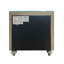 Table de chevet beige en velours avec tiroirs et espace de rangement pratique 3 A