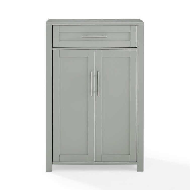 Ivinta Free Standing Bathroom Storage Cabinet with Shutter Doors