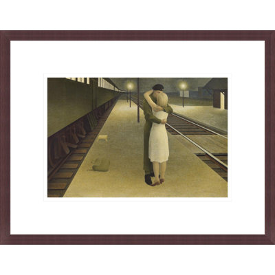 Soldier and Girl at Station by Alex Colville -Framed Giclee Print