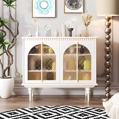French retro style storage sideboard cabinet