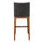 Upholstered Faux Leather Counter Stool with Solid Wood Frame-823577233-911119225