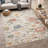 Machine Washable Indoor/Outdoor Chantille ACN2943 Floral Rug-28807727