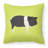 Eclectic Pig Check Outdoor Throw Pillow-23813615-48710986