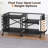 Printer Stand With File Holder Organizer, Printer Cart With Adjustable Height Shelf And Wheels-115698665-115698667