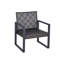 Ensemble de meubles de patio 4 pièces pour balcon, véranda, jardin, jardin, jardin, pelouse, plateau de table en bois d'acacia, brun Morden et coussin beige-129205186-129205188