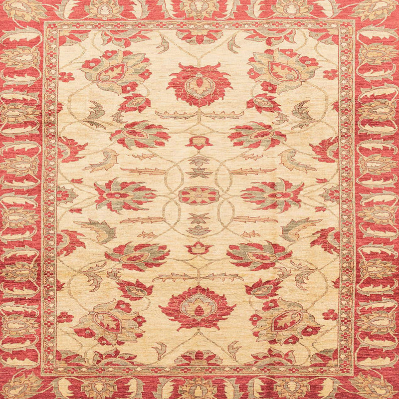 16 - Tapis abstrait moderne 3350, Carré 8 pi