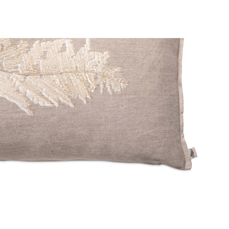 Fern 3 - Embroidered, Natural