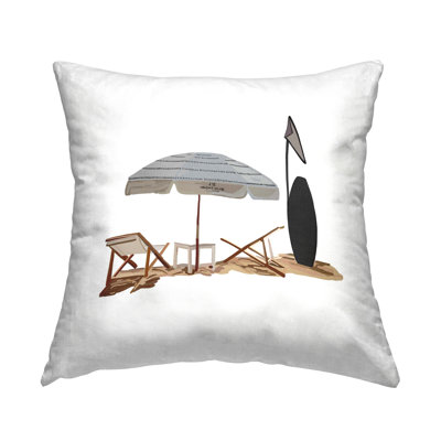 Coussin imprimé Summer Beach
