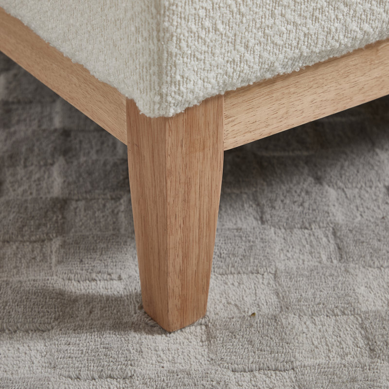 Repose-pieds avec rangement l 33,85 po, Naturel, Ivoire ivoire