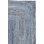 Tapis bleu / naturel tissé à plat à la main Demar