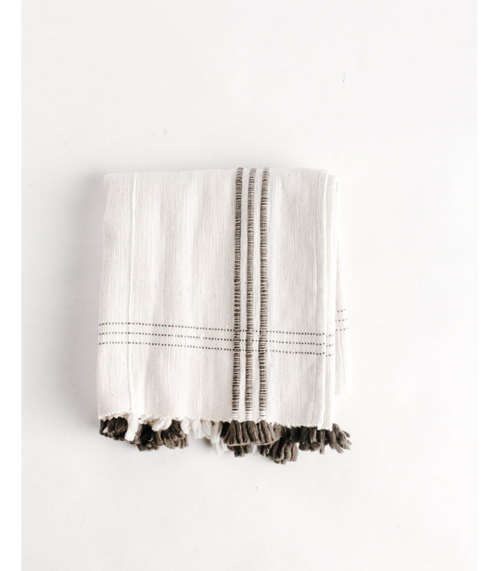 Chemin de table Ribbons, Gris