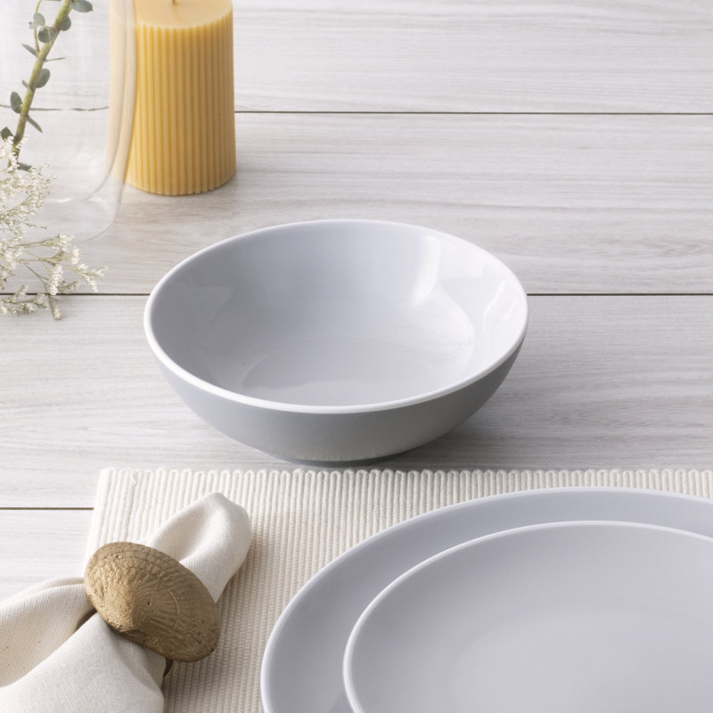 Noritake ColorTrio Coupe 4-Piece Place Setting, Slate
