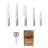 Cuisinart 7pc Stainless Steel Essentials Block Set with Built in Sharpener