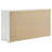 Lumet 5-piece Eastern King Bedroom Set White High Gloss-809214488-809214489