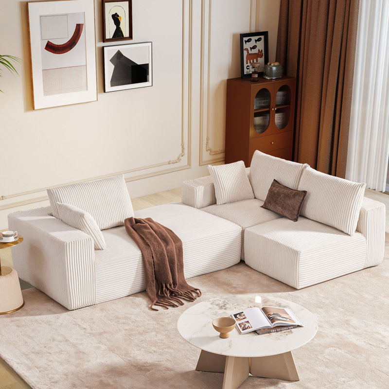 Canapé modulaire Boneless, Beige