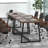 Zakoria Metal Base Dining Table-1064094017