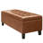 45" Tufted Faux Leather Storage Bench Ottoman For Living Room-1596714814