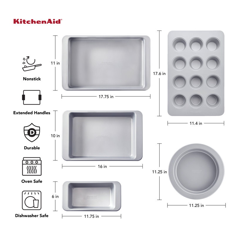 Kitchenaid 5-Piece Non-Stick Bakeware Set