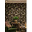 Papier peint stylisé à motif géométrique tribal-2136944400