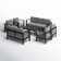 Roussel 9 - Person Complete Patio Set with Cushions