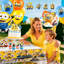 Articles de fête Minions, 35 pièces décorations d'anniversaire Minions
