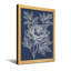 Plantes et fleurs pivoines sur toile bleu marine-201073029-201073028-201073034