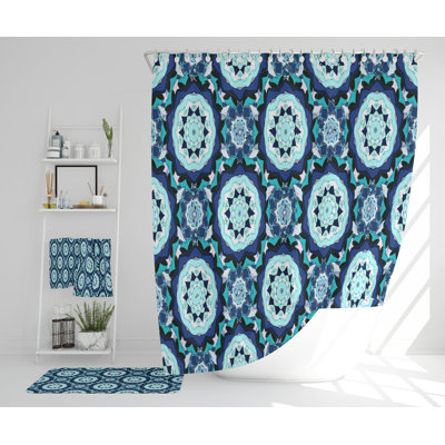 Niamah Polyester Shower Curtain Set