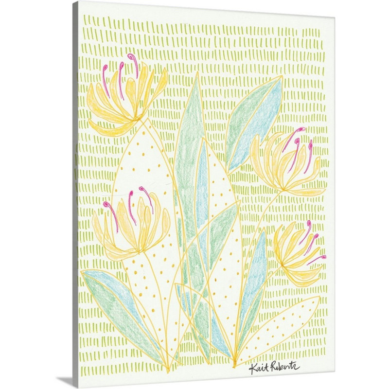 « Honey bunches » par Kait Roberts-impression sur toile, Toile tendue, H 16 po x l 12 po x P 1,25 po